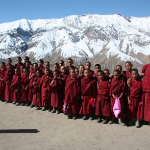 Ve škole v Tibetu