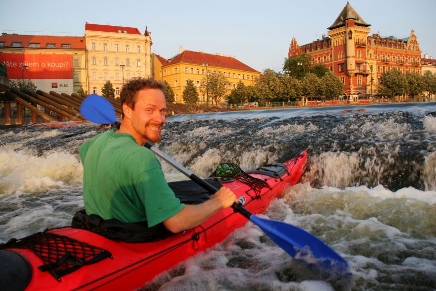 Praha s pohledu kajakáře