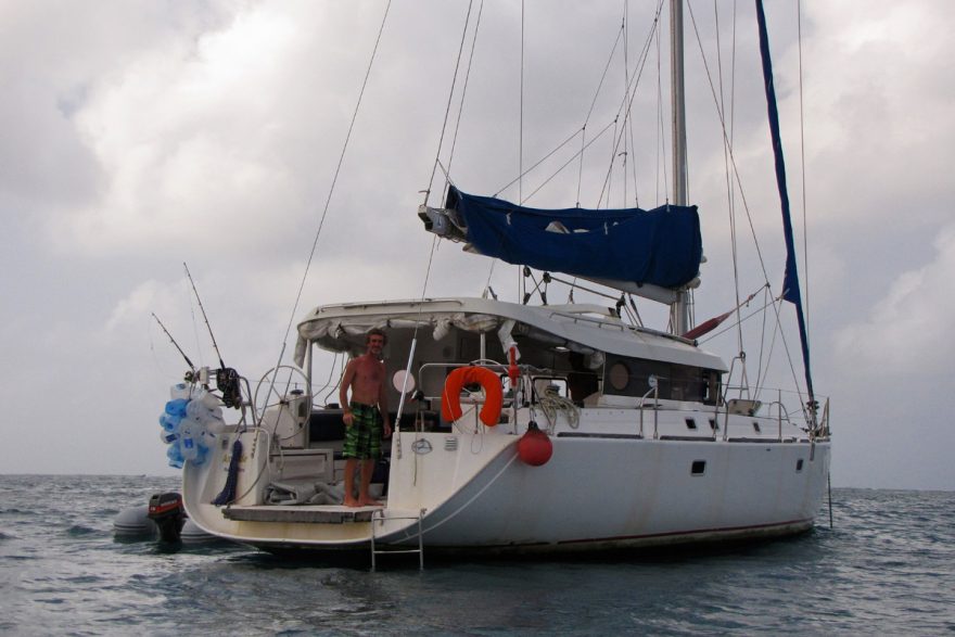 Plachetnice Amande s kapitánem Loicem