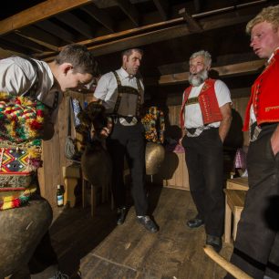 Přípravy na shánění krav