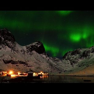 Polární záře nad Lofoty, Norsko