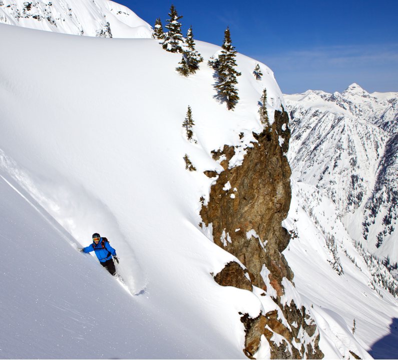Lyžování v prašanu, Kanada