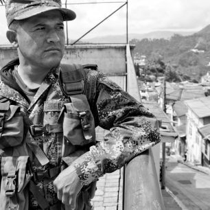 Voják v San José, Manizales, Kolumbie