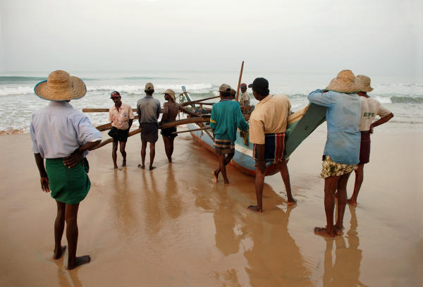 Čekání na vlnu, Srí Lanka