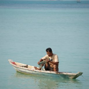 Rybář na Ko Samui, Thajsko