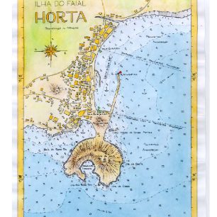 Azory, přístav Horta