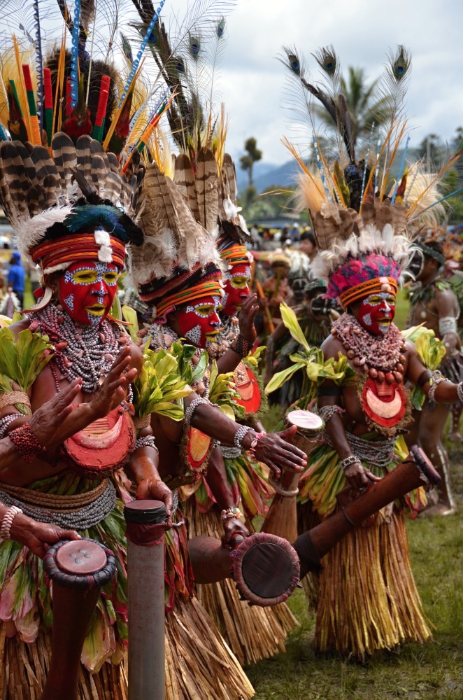 Kulturní skupina Amons Welda – provincie Western Highlands, Papua Nová Guinea