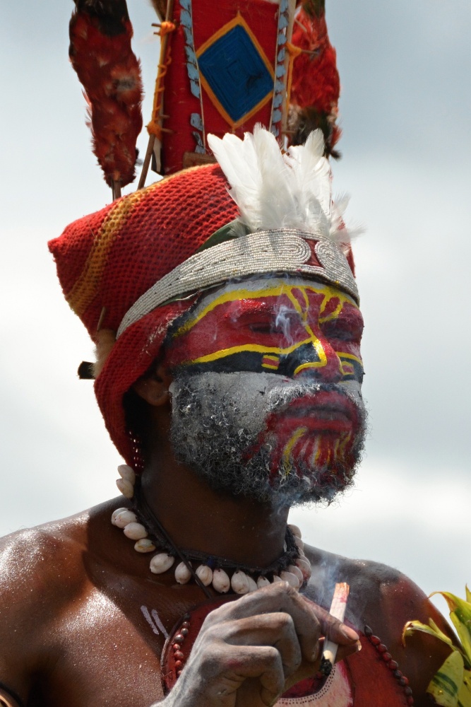 Kulturní skupina Elmiga – provincie Western Highlands, Papua Nová Guinea