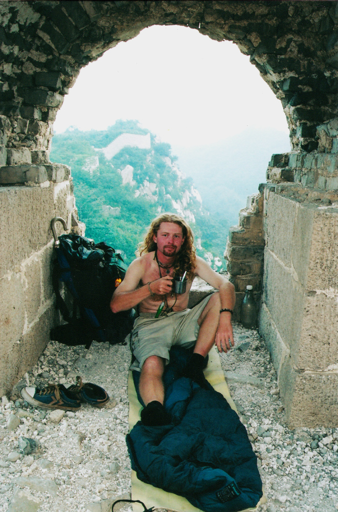 Kempování na Velké čínské zdi