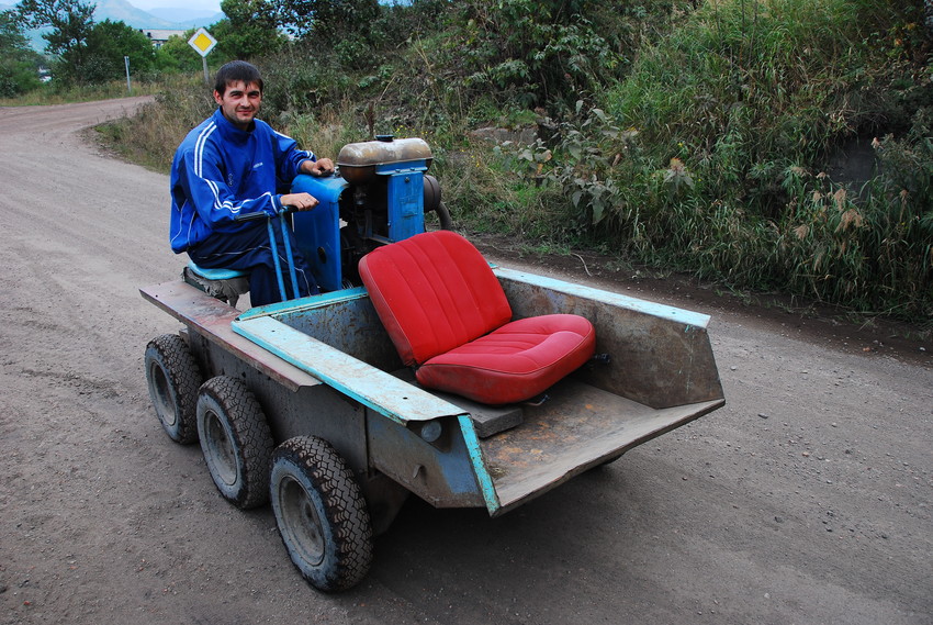 Stop alegorického vozu, Sachalin, Rusko