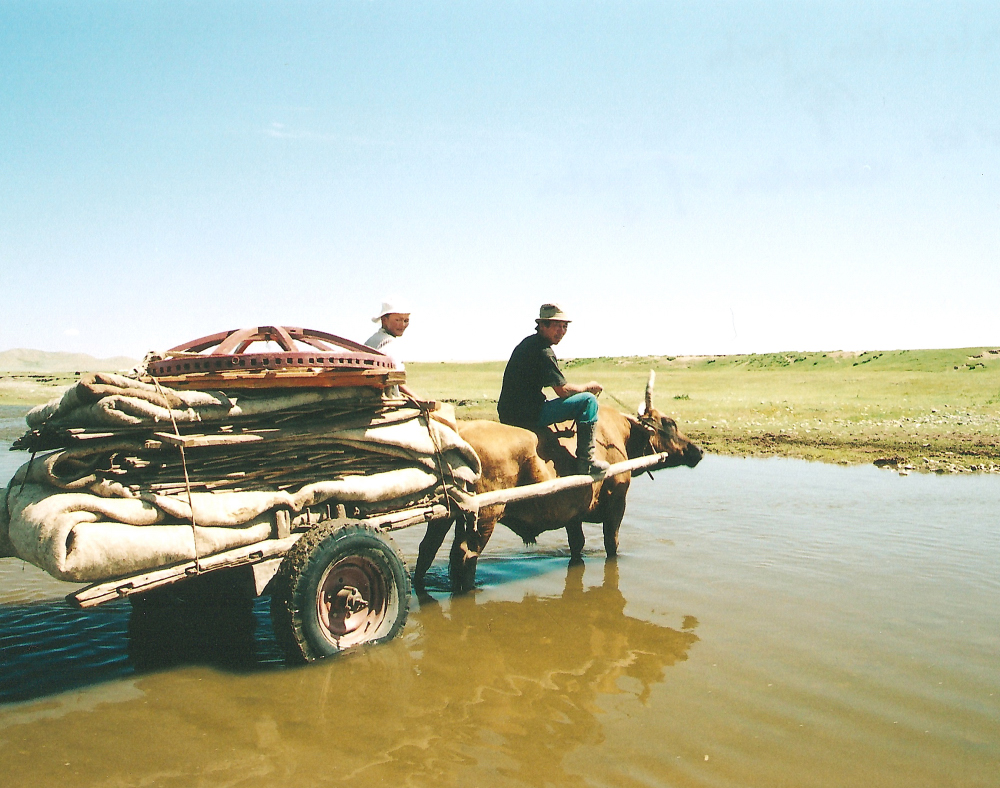 Převoz jurty, Mongolsko