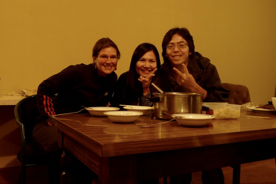 Na stopu poznáte spoustu lidí a třeba i japonské jídlo