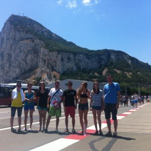 Na prohlídce Gibraltaru s prvními týmy