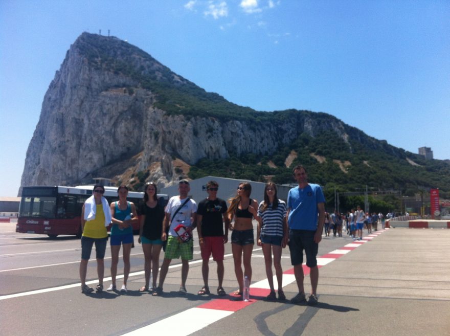 Na prohlídce Gibraltaru s prvními týmy