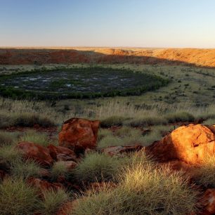 Wolf Creek, jeden z největších kráterů vzniklý  dopadem obrovského meteoritu
