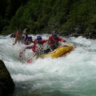 Rozdováděná Sáva Bohinjka
