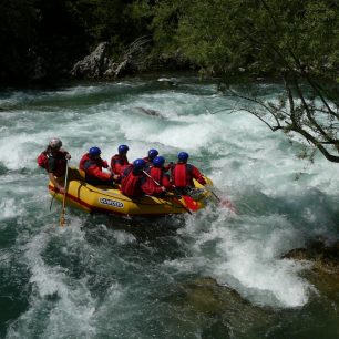 Sáva Bohinjka ukazuje svoji sílu