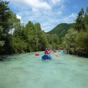 Poklidná plavba na horní Sávě Dolince