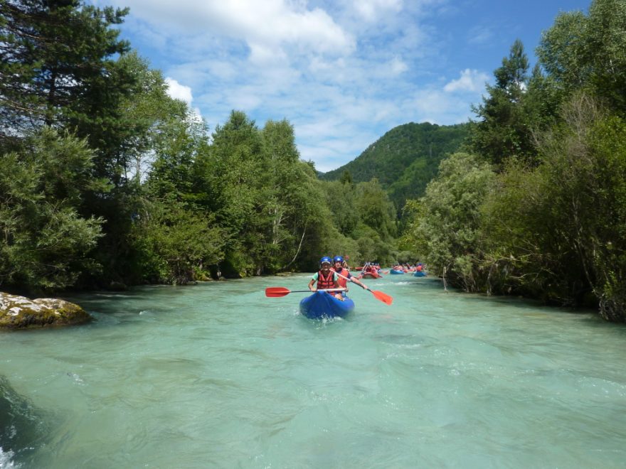 Poklidná plavba na horní Sávě Dolince