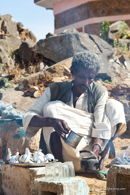 Coffee-man z kmene Beja