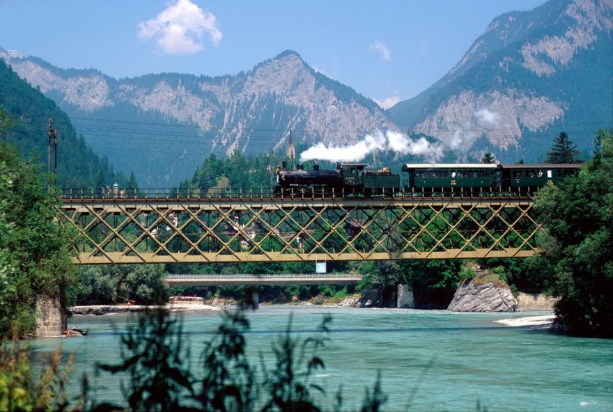 Vlak zde jezdí už 125 let, Švýcarsko