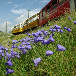 Kouzelná příroda v okolí tratě, Švýcarsko