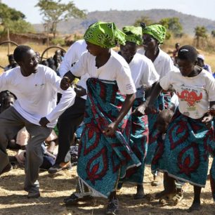 Uvítací slavnost po příjezdu lékařů, Malawi