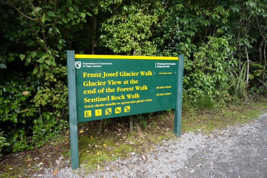 Sentine rock walk, Nový Zéland