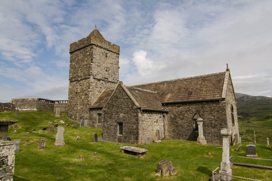 Rodel, kaplnka, Hebridy