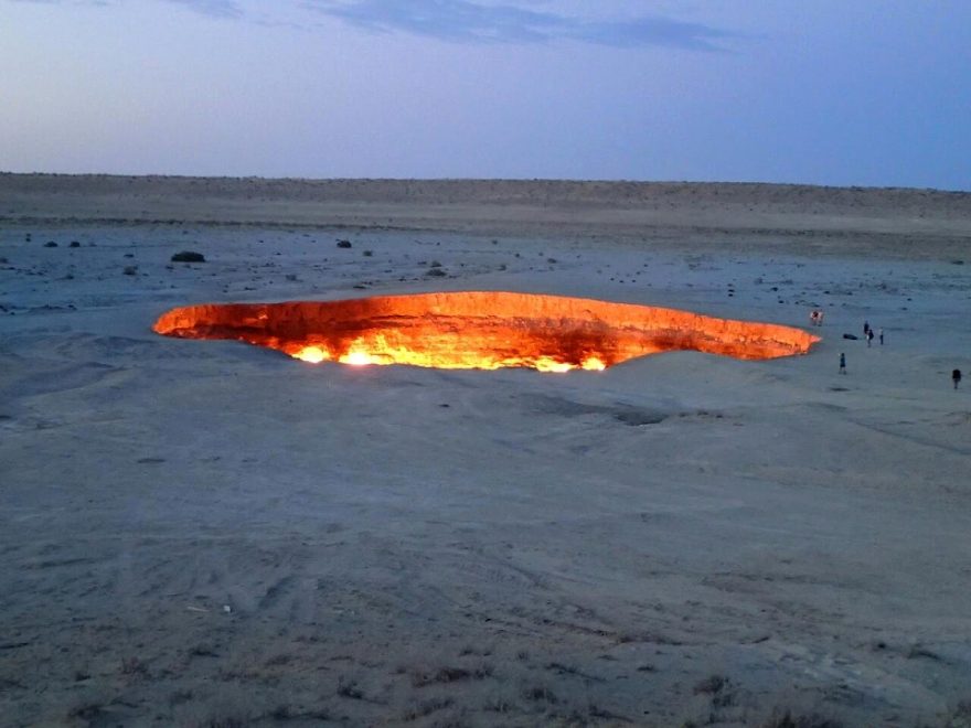 Brána do pekla v Turkmenistánu