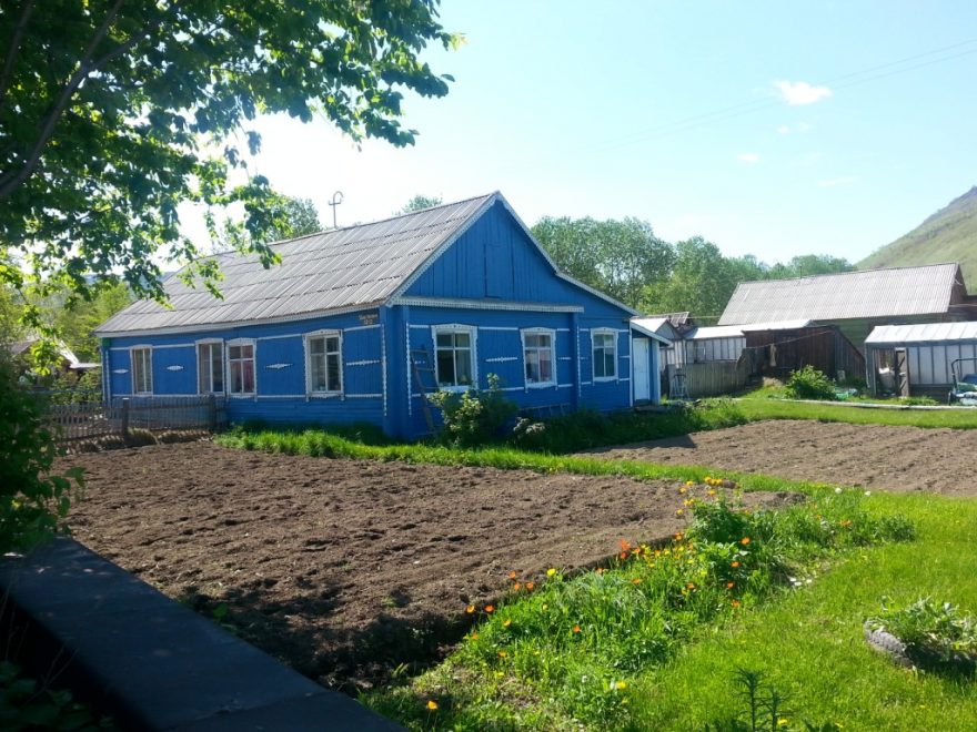 Klasický vesnický dům - Esso, Kamčatka