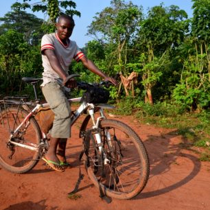 Moje kolo v těch výjimečných chvílích, kdy bylo bez bagáže. Pořád mu to slušelo!