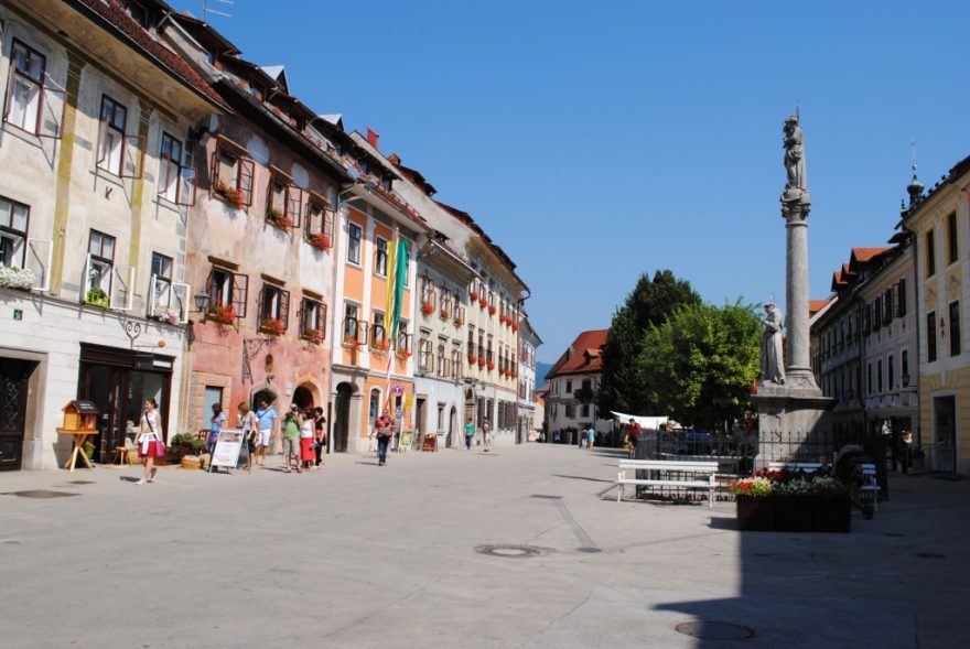 Centrum všeho dění - trh, Slovinsko