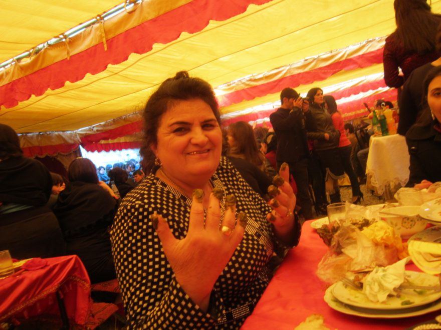 Barveni henou, Samkir, Azerbajdzan