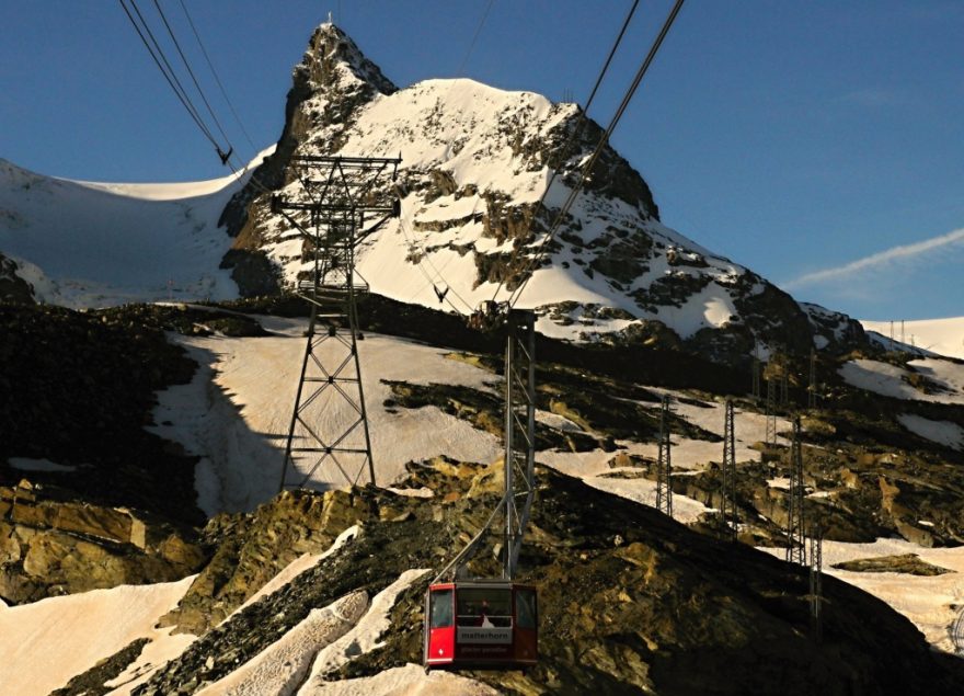 Lanovkou na Klein Matterhorn