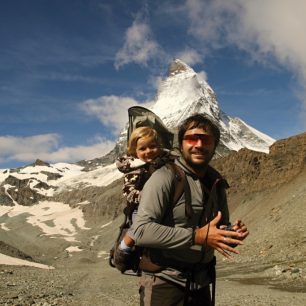 S veselým batůžkem pod Matterhornem, Zermatt