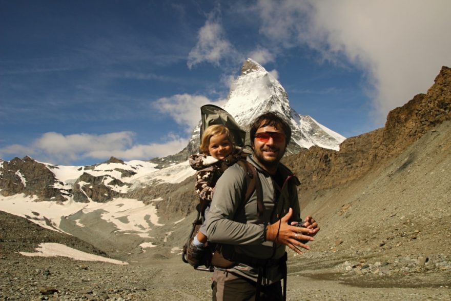 S veselým batůžkem pod Matterhornem, Zermatt