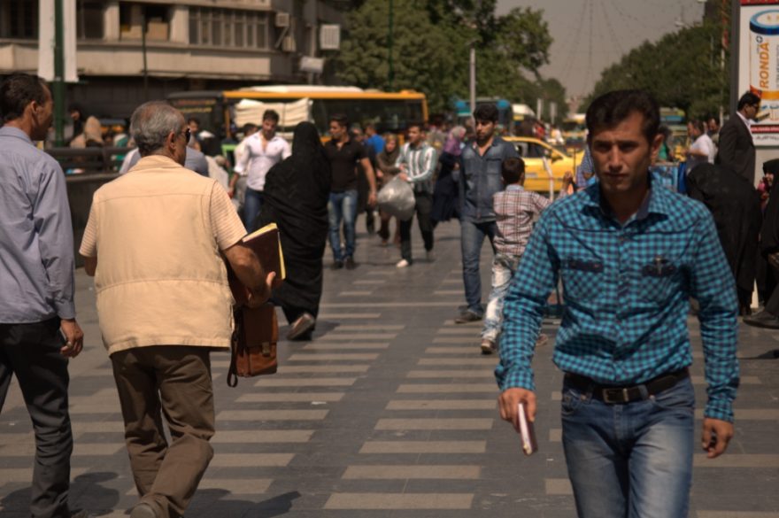 Na ulicích je neustále rušno, Irán