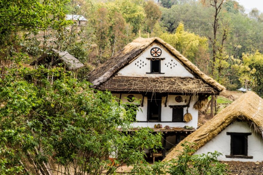 Malebné domečky, Nepál