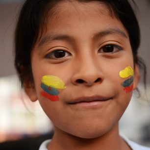 Většinou se místní fotit příliš nechtějí, Ekvádor