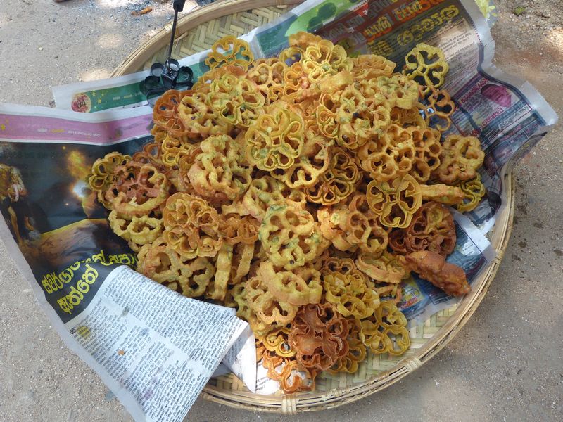 Tradiční novoroční "cukroví" kokies, Srí lanka