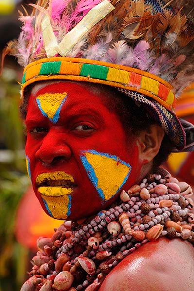 Kmenové malování, Papua Nová Guinea
