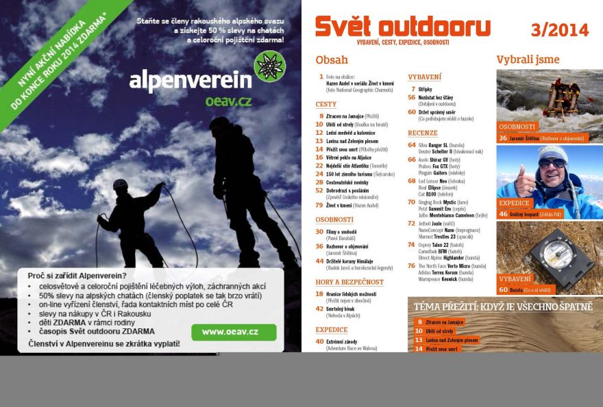 Obsah Světa outdooru 3/2014