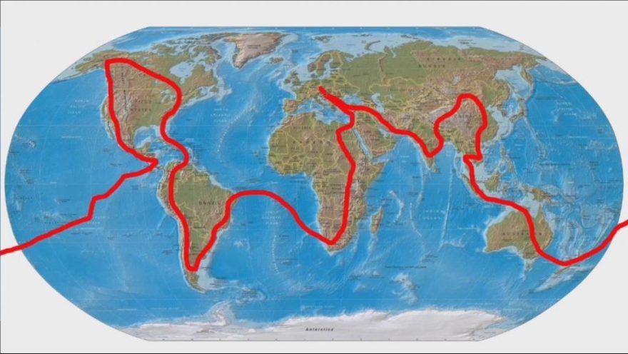 Plánovaná trasa cesty kolem světa