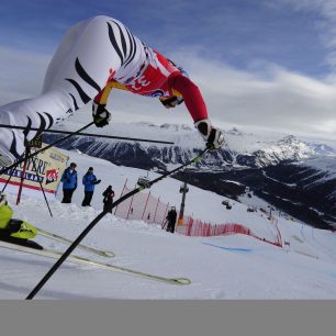 Ve středisku se jede i závod SP ve sjezdovém lyžování, Sv. Mořic 