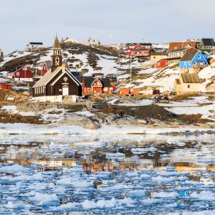 Rybářská vesnička, Grónsko