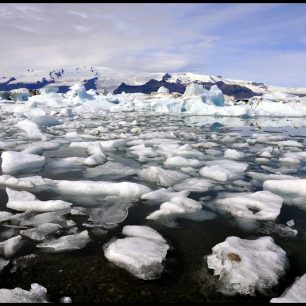 Ledovcová laguna Jökulsárlón, Island