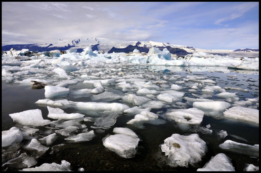 Ledovcová laguna Jökulsárlón, Island