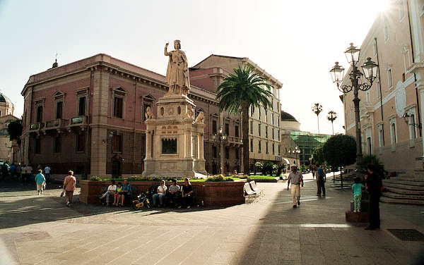 náměstí Piazza Eleonora, Oristano