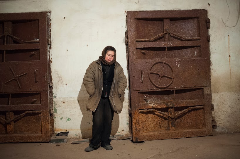 Lidia Yurievna žije v chladném krytu ze sovětských časů.